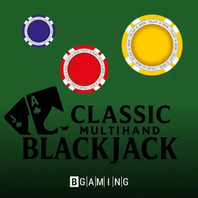 Classic Multihand Blackjack — live blackjack table tile in the RichRoyal Casino lobby